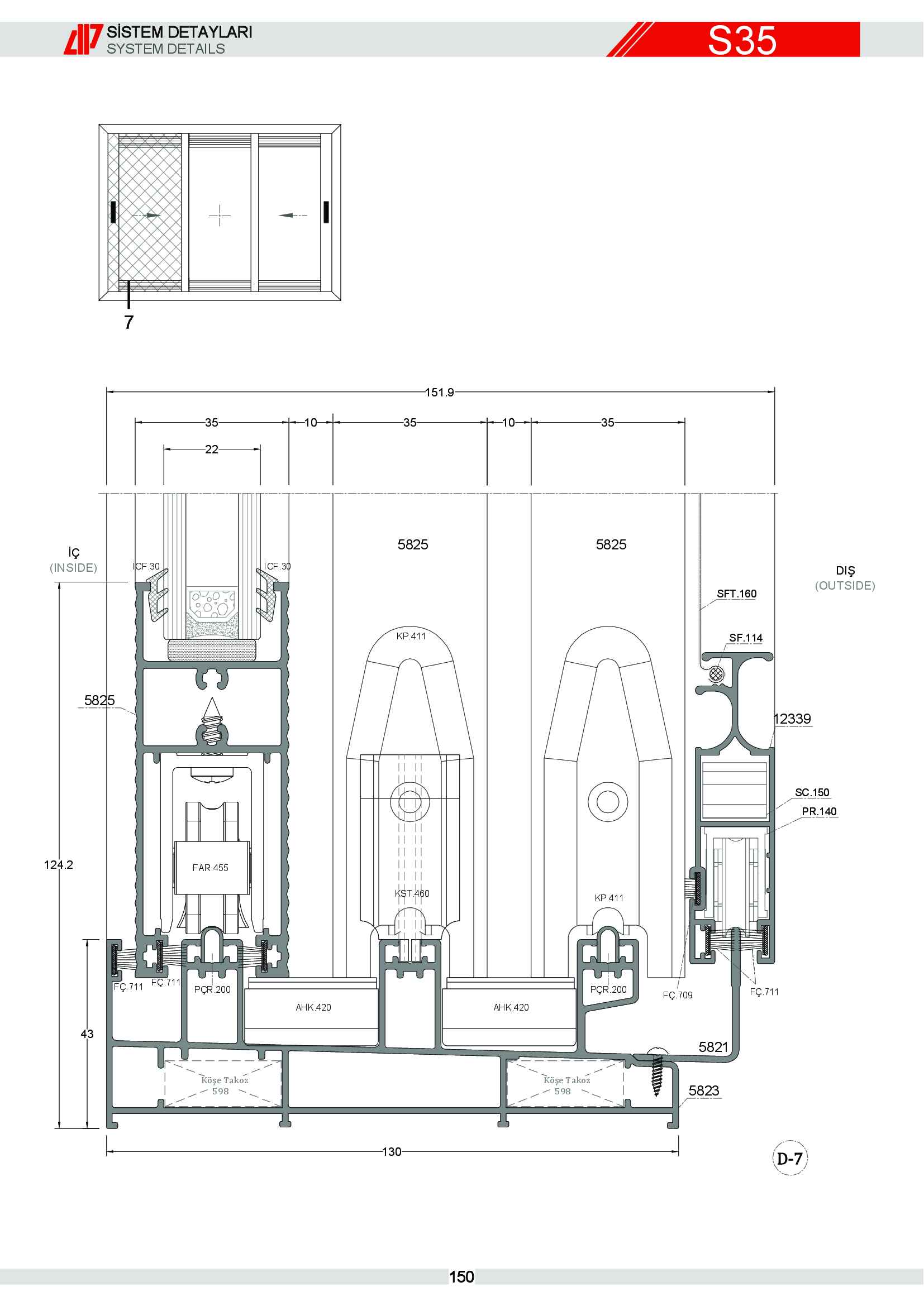 Sürme Yalıtımsız Alüminyum 24